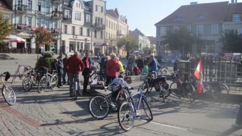 Rowery na rynku w Gnieźnie